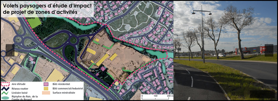 Impact paysager – Zones d’activités / ZAC